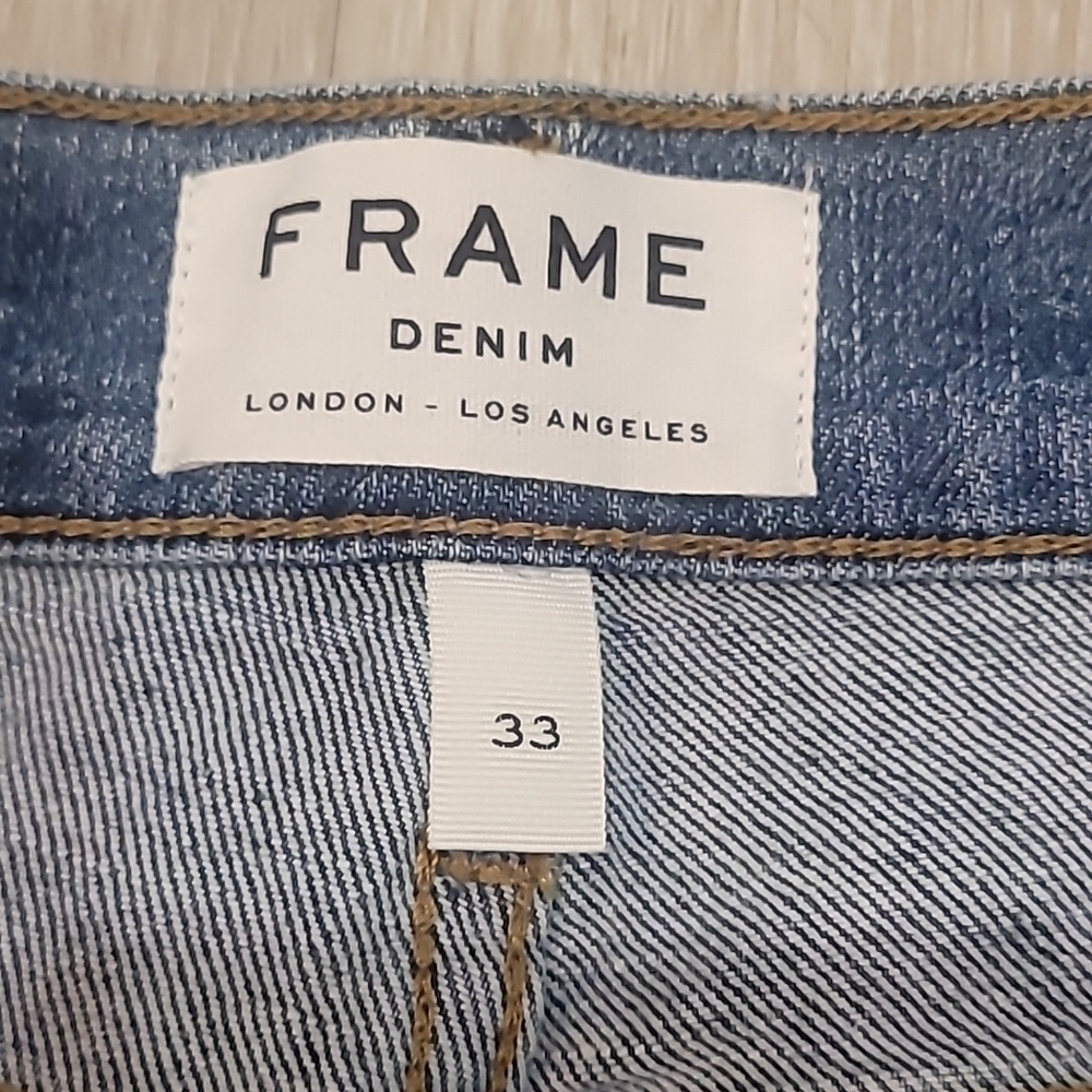 Frame Le Cutoff women's size 33 Jean shorts. New with tags MSRP $184 - Picture 5 of 7